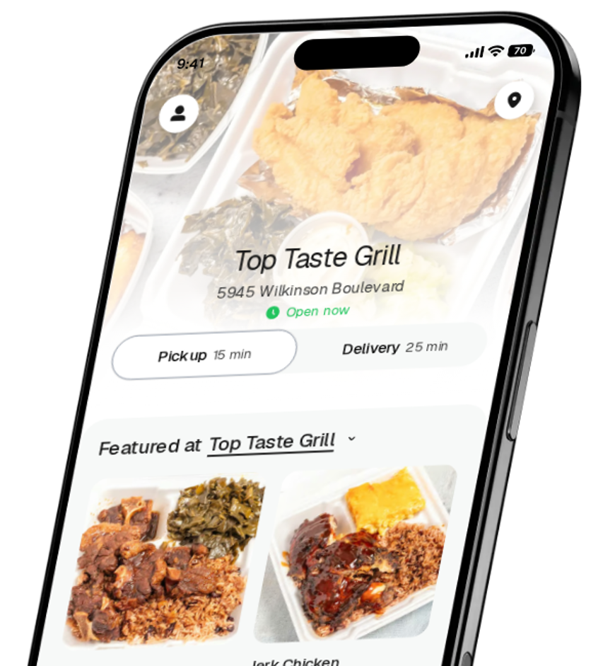 Top Taste Grill app preview