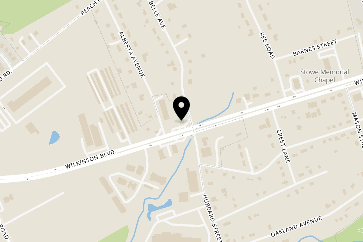 Map showing the location of Top Taste Grill on 5945 Wilkinson Boulevard in Belmont